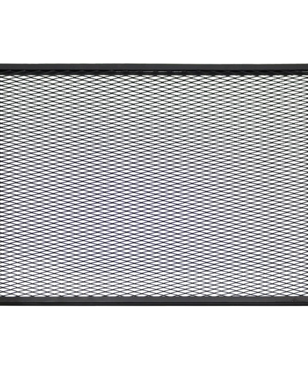 Sunnydaze X-Marks Square Fire Pit Cooking Grill, 40-Inch