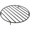 Sunnydaze Round Steel Outdoor Fire Pit Grate, 24-Inch