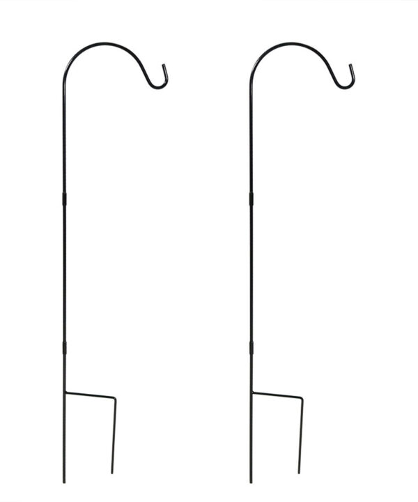 Sunnydaze Single Shepherd Hooks, Set of 2, 48-inch Set of 2