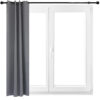 Indoor/Outdoor Blackout Curtain Panel with Grommet Top - 52 x 120  in (1.32 x 3 m)  - Gray