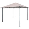 Sunnydaze 10 x 10 Foot Steel Gazebo with Weather-Resistant Fabric Top - Gray Sunnydaze 10 x 10 Foot Steel Gazebo with Weather-Resistant Fabric Top - Gray