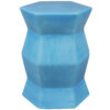 Sunnydaze Moderno Geometric Ceramic Decorative Garden Stool - Moonstone - 17.25" Sunnydaze Moderno Geometric Ceramic Decorative Garden Stool - Moonstone - 17.25"