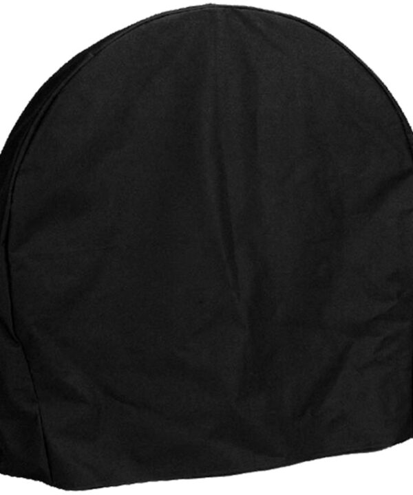 Sunnydaze Log Hoop Cover, Size and Color Options Available, Black, 40-Inch