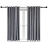 2 Indoor/Outdoor Blackout Curtain Panels with Grommet Top - 100 x 84 in (2.54 x 2.13 m) - Gray 2 Indoor/Outdoor Blackout Curtain Panels with Grommet Top - 100 x 84 in (2.54 x 2.13 m) - Gray