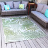 Sunnydaze Tropical Illusions Outdoor Patio Area Rug in Verdant - 5 x 7 Foot Sunnydaze Tropical Illusions Outdoor Patio Area Rug in Verdant - 5 x 7 Foot