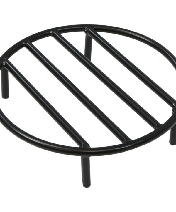 Sunnydaze Round Steel Outdoor Fire Pit Grate, 12-Inch