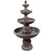Sunnydaze 4-Tier Mediterranean Outdoor Water Fountain - 49- Inch Sunnydaze 4-Tier Mediterranean Outdoor Water Fountain - 49- Inch