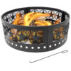 Sunnydaze Four-Star Cut-Out Campfire Fire Ring - 36-Inch Sunnydaze Four-Star Cut-Out Campfire Fire Ring - 36-Inch