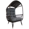 Shaded Comfort Basket Chair - Gray Shaded Comfort Basket Chair - Gray