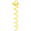 Sunnydaze Yellow Spiral Anchor, 16-Inch