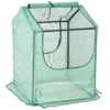 Sunnydaze Mini Greenhouse with 2 Side Doors - Green - 2' x 2' Sunnydaze Mini Greenhouse with 2 Side Doors - Green - 2' x 2'