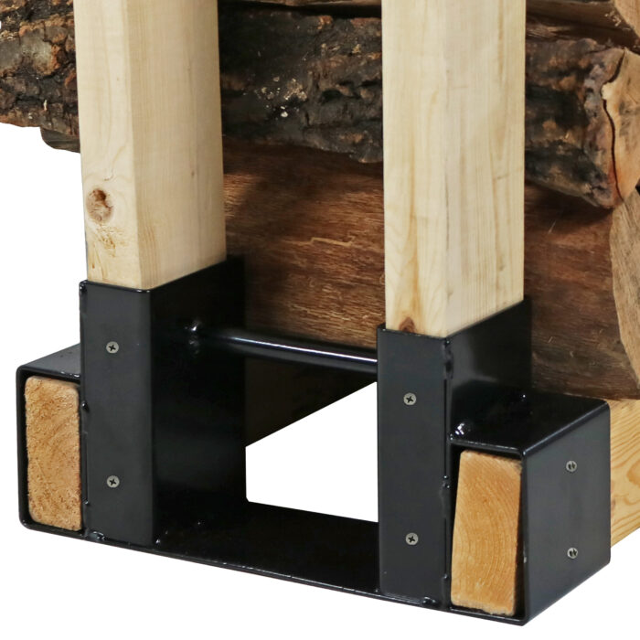 Sunnydaze Adjustable Steel Log Rack Brackets