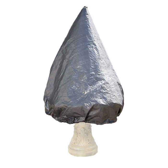 Sunnydaze Gray Tiered Fountain Covers, Medium (63-inch Tall X 49-inch Diam)
