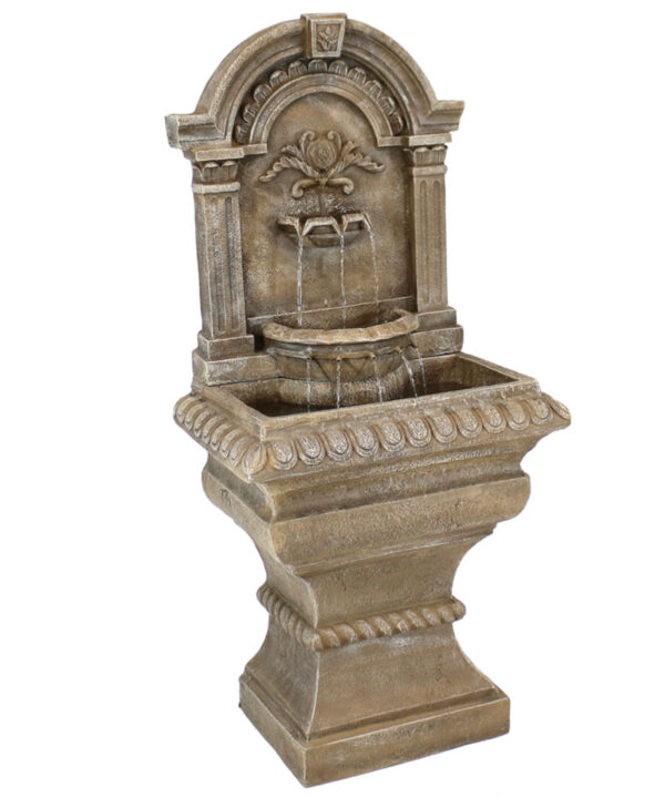Sunnydaze Ornate Lavello Outdoor Water Fountain - 51-Inch