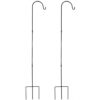Sunnydaze Single Shepherd Hooks, Set of 2, 82-inch Set of 2