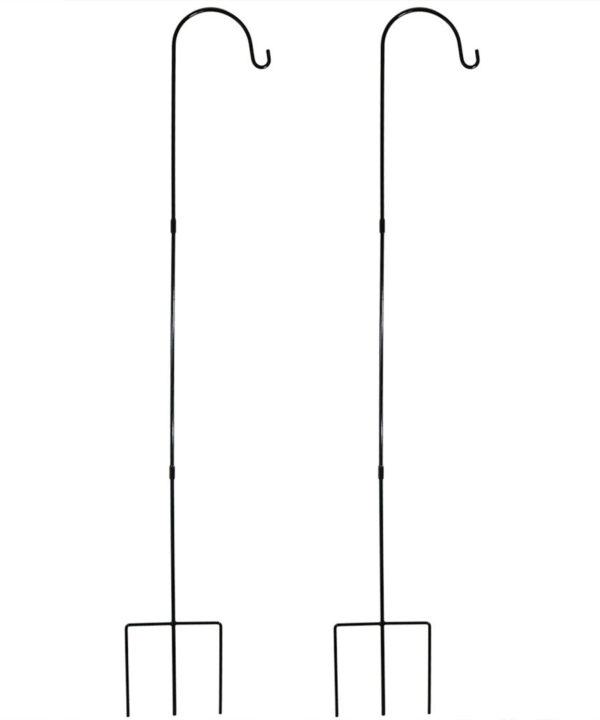 Sunnydaze Single Shepherd Hooks, Set of 2, 82-inch Set of 2