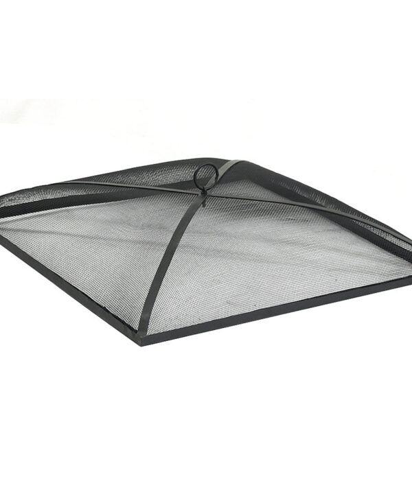 Sunnydaze Square Fire Pit Spark Screen, 31-Inch