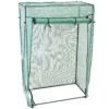 Sunnydaze Deluxe Potted Plant and Tomato Plant Greenhouse - Green
