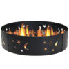 Sunnydaze Metal Campfire Ring w/ Die-Cut Stars & Moons - 36-Inch Sunnydaze Metal Campfire Ring w/ Die-Cut Stars & Moons - 36-Inch