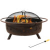 Sunnydaze Cosmic Outdoor Patio Fire Pit with Spark Screen -42-Inch Sunnydaze Cosmic Outdoor Patio Fire Pit with Spark Screen -42-Inch