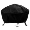 Sunnydaze Heavy-Duty Weather-Resistant Round Fire Pit Cover with Drawstring and Toggle Closure, Size and Color Options Available, Black, 30-inch Diameter Sunnydaze Heavy-Duty Weather-Resistant Round Fire Pit Cover with Drawstring and Toggle Closure, Size and Color Options Available, Black, 30-inch Diameter