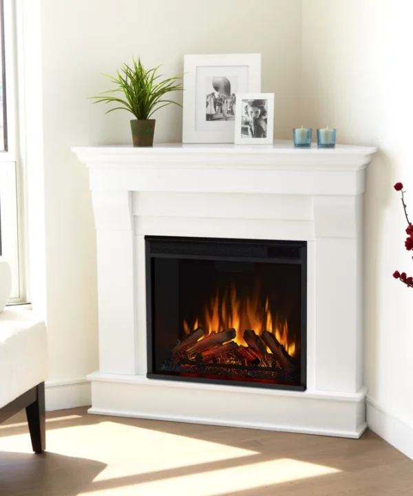 Chateau 41" Corner Electric Fireplace by Real Flame Chateau 41" Corner Electric Fireplace by Real Flame