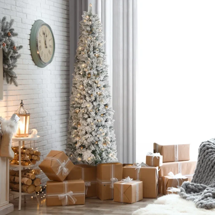 Lighted Pine Christmas Tree by Andover Mills™ 6'
