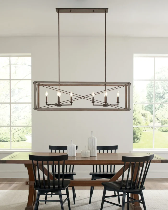 Agnes 8 Light Dimmable Pendant