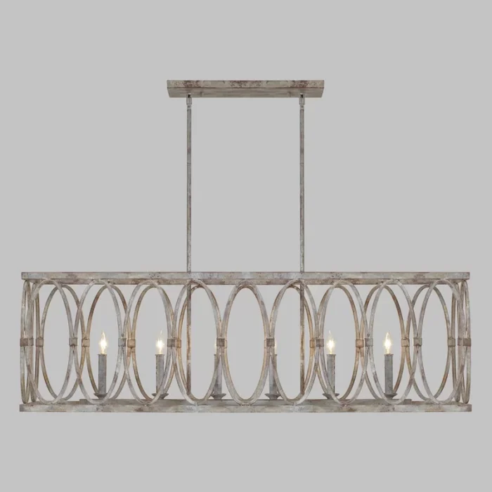 Huntington 6 Light Steel Dimmable Pendant