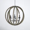 Maxwell 6 Light Dimmable Globe Chandelier Maxwell 6 Light Dimmable Globe Chandelier