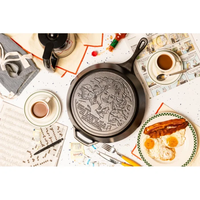 Cast Iron Skillet with Dolly Parton Logo