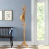 Gaston 10 - Hook Freestanding Solid Wood Farmhouse Coat Rack